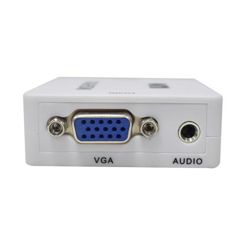 Convertidor Caja RCA-HDMI Adaptador NO Bidireccional AV2HDMI Blanco  GENERICO