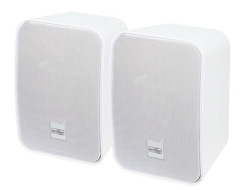 Parlantes caja pasiva 5 pulgadas para exterior 70100v 40w blanco 2 PARLANTES PKT501TWH