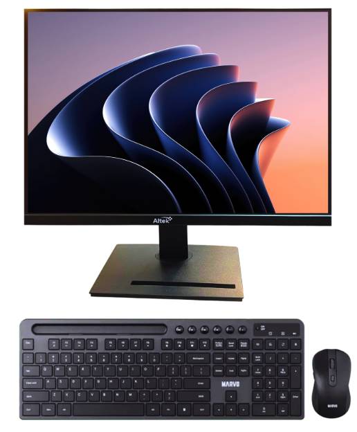 Computador Todo en Uno ALTEK  241AIOPC I5-12400 12VA gen 8 GB DP700 512GB +teclado mouse 