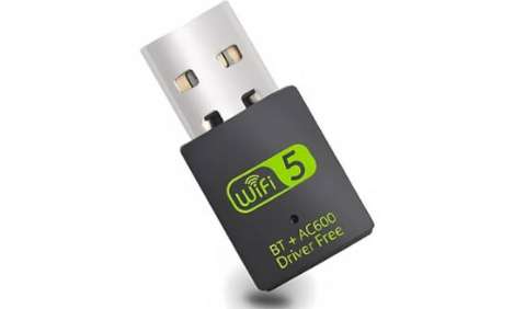 Adaptador USB mini Wifi Dual Banda 600MB y Bluetooth 5.0 