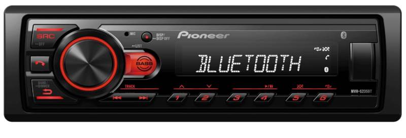 Equipo carro Pioneer MVH-S235BT USB bluetooth