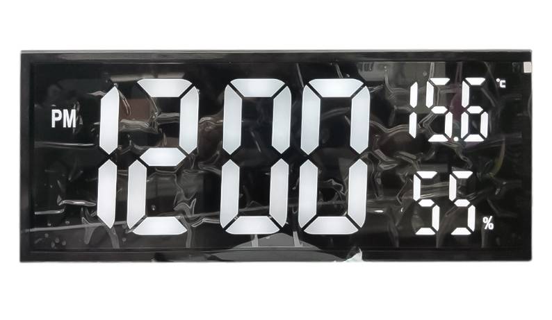Reloj digital rectangular de pared 1JE/50