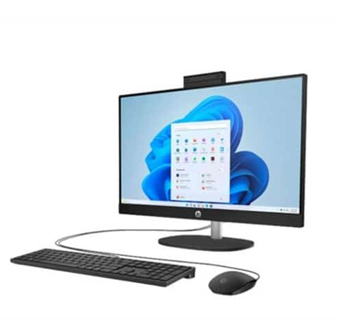 Computadora todo en uno HP 23.8 pulgadas FHD Ryzen R5-7520u 8gb 512gb SSD 