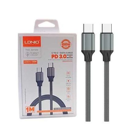 Cable Ldnio LC441C 1 metro 100W Tipo c a tipo c