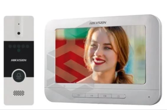 Kit Video Portero Hikvision Ds-kis202 Pantalla 7 Mic Altavoz