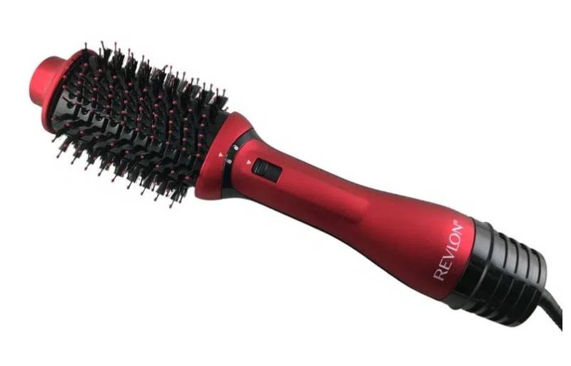Cepillo Revlon  Secador Voluminizador Viaje Color Rojo Desmontable RVDR5298HOL