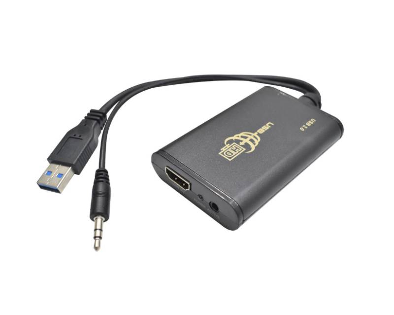 Convertidor USB 3.0 a HDMI c/cable neto audio