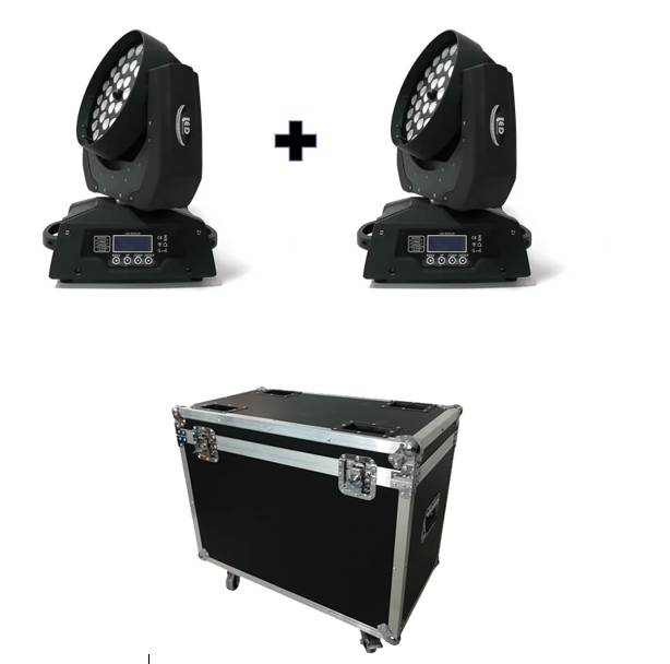 Luz Girable 36 x 15w  rgb wa + UV, Escenario 4 en 1 Led Zoom cabezal móvil Zoom Par + Rack Event Go