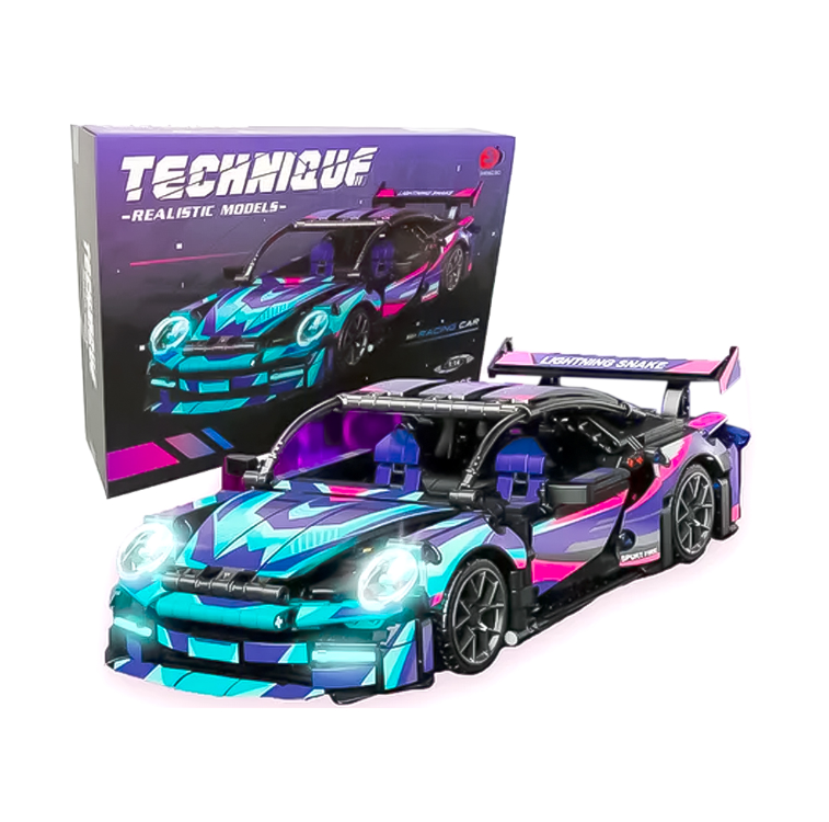 Lego auto de carreras technique escala 1:14 1116 piezas