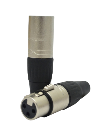 Adaptador Jack ROXTONE Canon (XLR) Metálico Niquelado (RX3FP-NT)