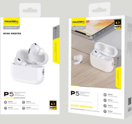 Audífono inalámbrico Pavareal P5 blanco