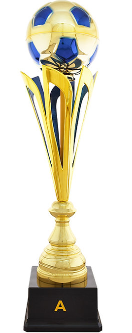 Trofeo Castro tulipán balón 60cm dorado azul T148CDOAZ