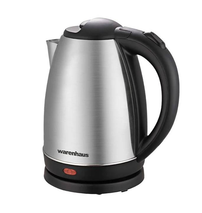 Hervidora de agua 1.8lt Warenhaus acero inoxidable M-71248