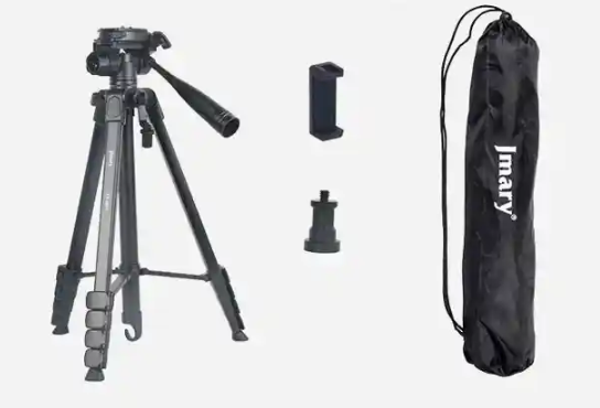 Trípode metálico para celular J MARY KP-2201 hasta 1.8 metros