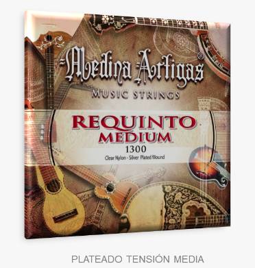 Juego de cuerdas para requinto, tensión media 1300