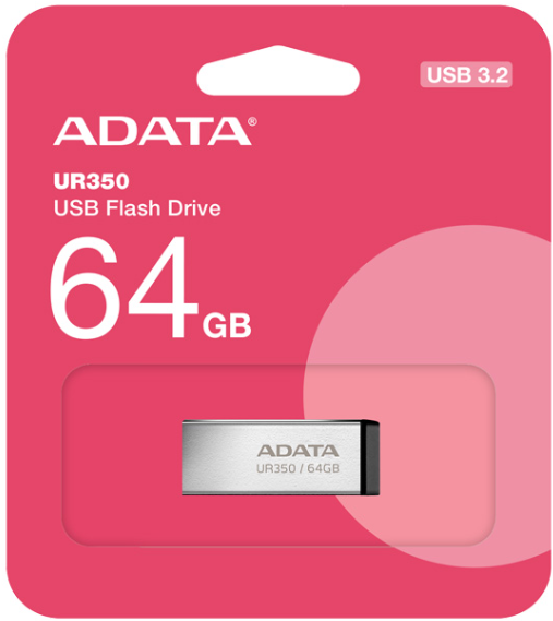 Memoria flash Adata 64gb UR350 3.2 metálica