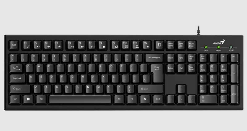 Teclado Genius wired smart kb-100 usb negro