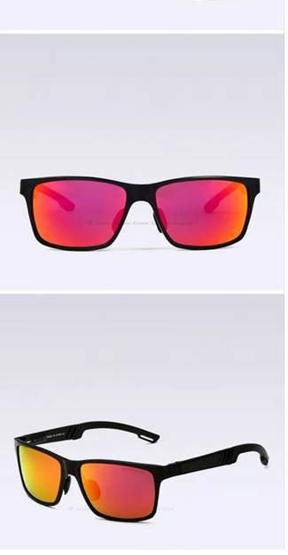  Gafas Aluminio Magnesio Polarizada 57mm Espejo Uv400 