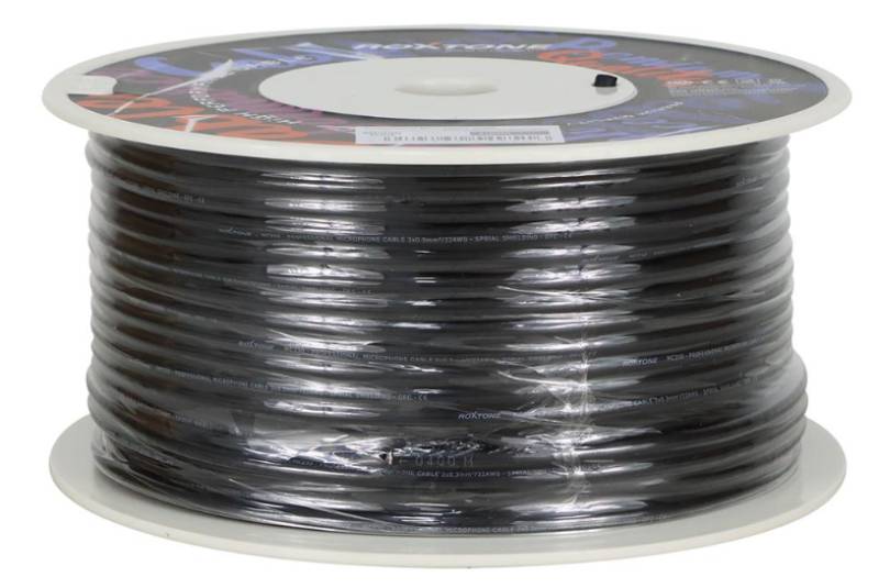 Cable para micrófono 6.2MM ST por metros negro MC230-100M-BK