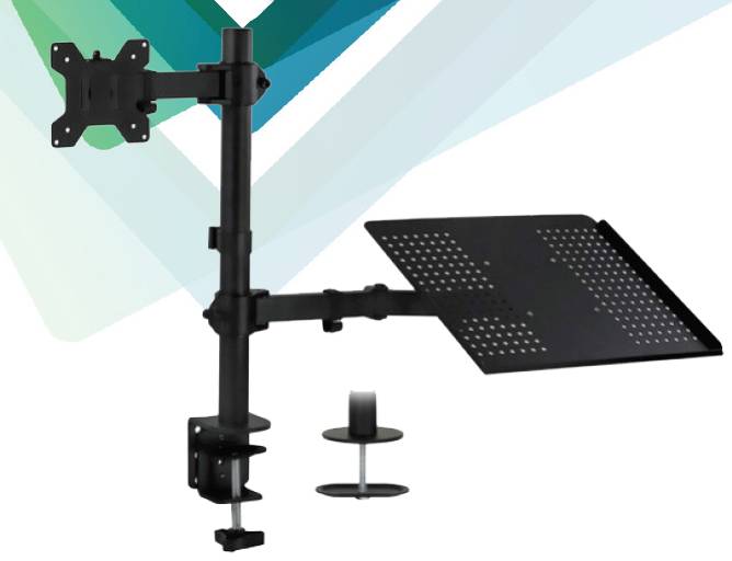 Soporte empotrable para Laptop y Monitor Empotrable 