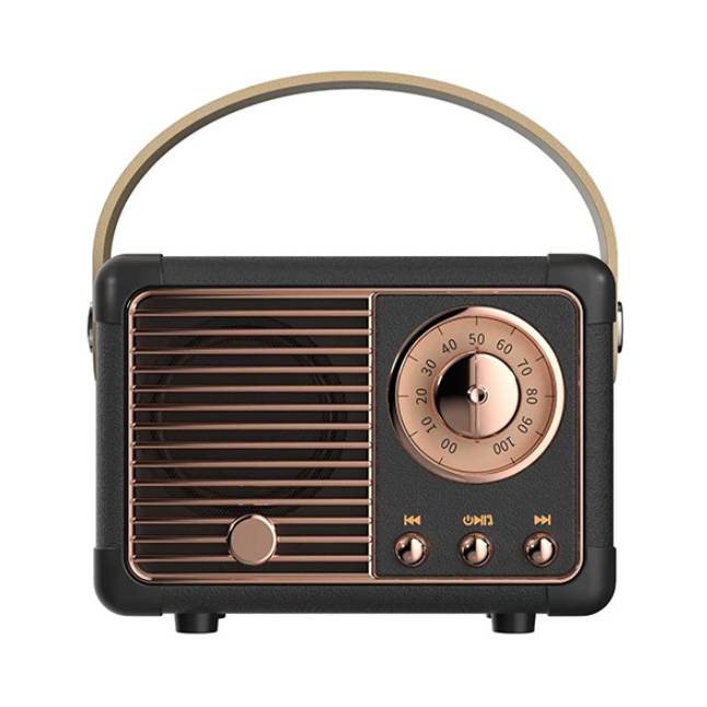 Parlante vintage estilo retro HM-11 Bluetooth/radio FM