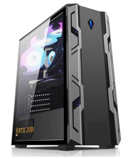 Case gamer Marvo MACA129CON3FN10BL + ventilador