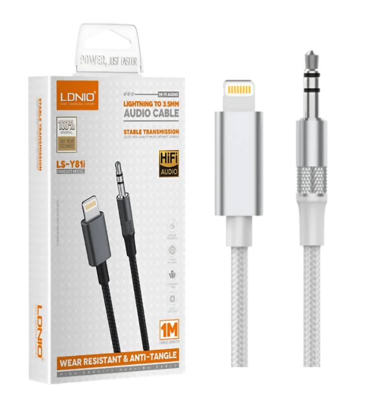 Adaptador Ldnio LS-81i iphone lightning a 3.5mm