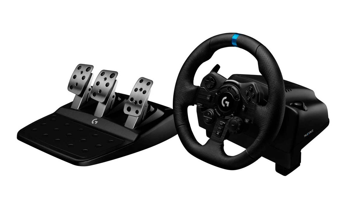 Volante Logitech G923 Driving Force Gamer PS4/PS5 XBOX Y PC - Logitech