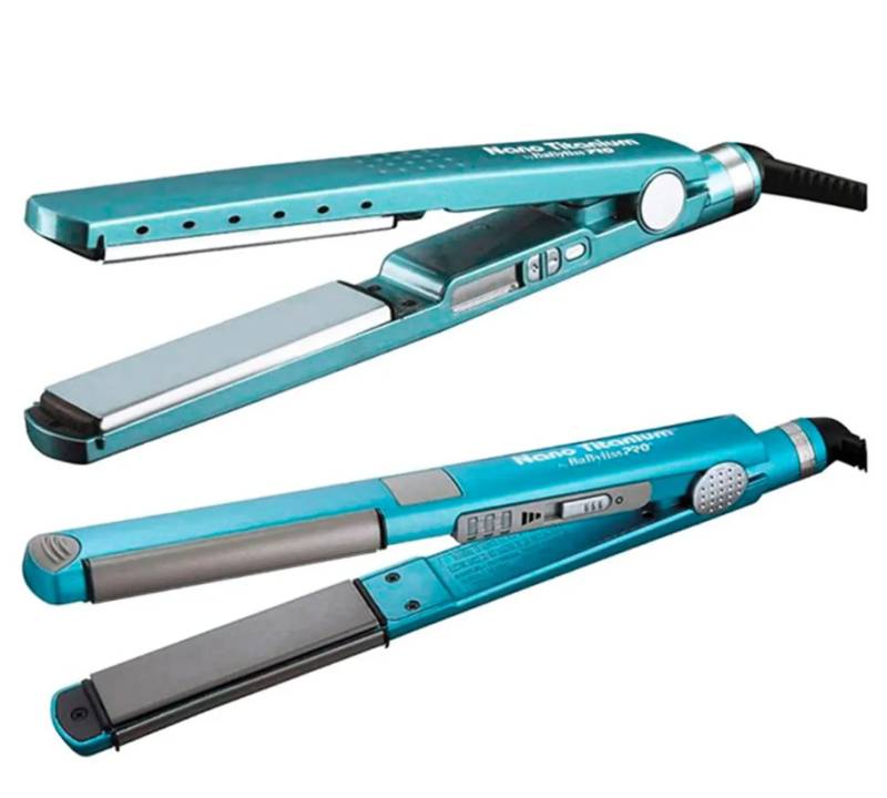 Combo de planchas Babyliss Nanotitanium profesionales 2 unidades 