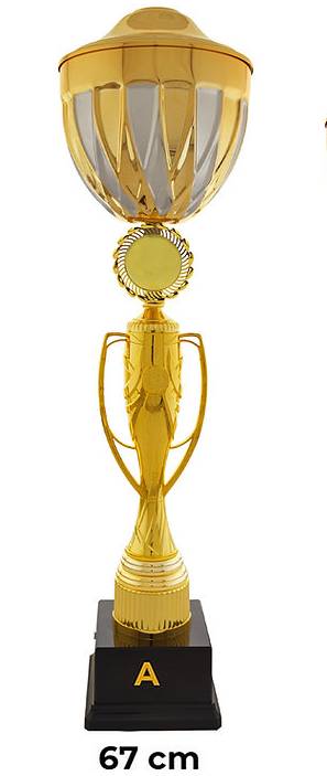 Trofeo Castro redentor plateado 67 CM 