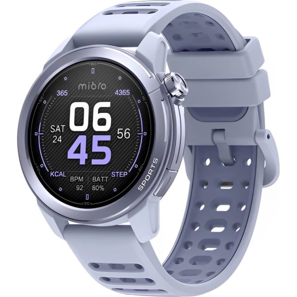 Reloj Mibro GS active  2 color lila GPS llamadas Amoled 5 ATM