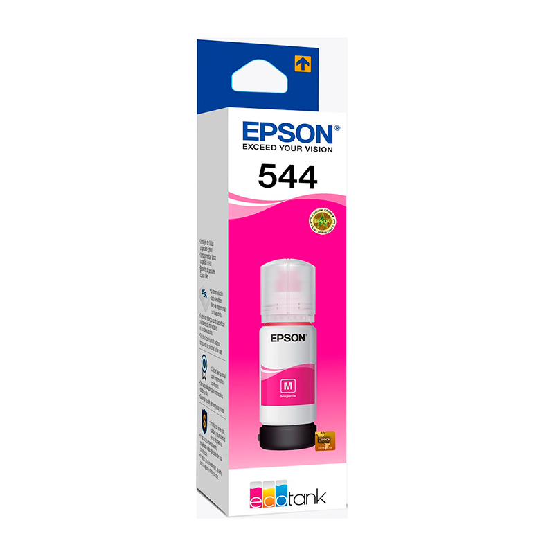 Botella De Tinta Original Epson 544 Para L3150 L3110 L5190 Magenta 