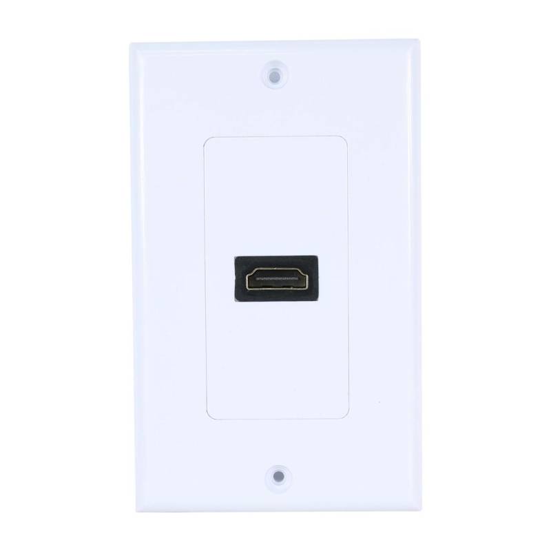 PLACA DE PARED C/1 JACK HDMI TIPO L WP-1023L