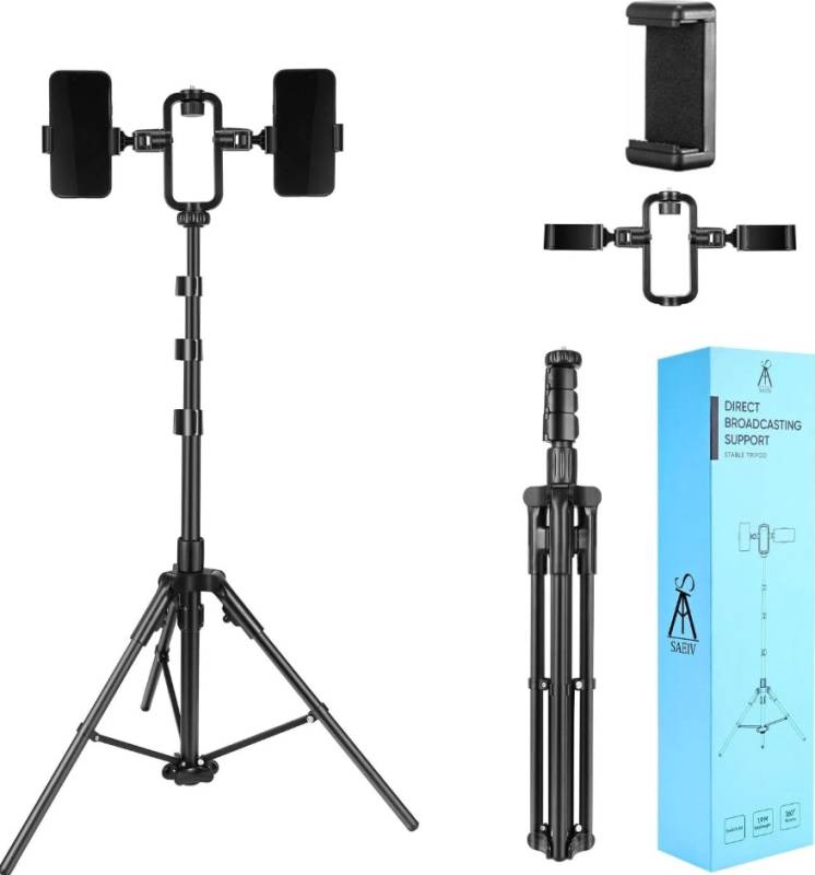 Trípode con 3 posiciones doble soporte selfie N01 IV