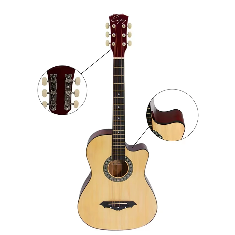 Guitarra Acústica Enjoy para principiantes de 38 pulgadas 
