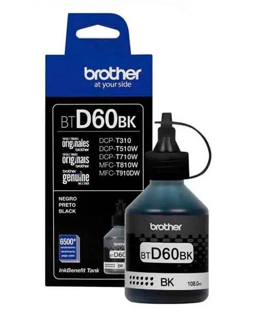 Tinta para impresora Brother impredatos negro BTD60BK