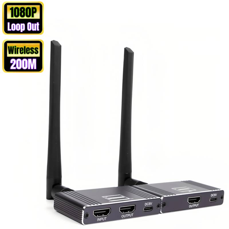 Adaptador Extensor  HDMI 180m Inalambrico  WIRELESS HDMI Extender