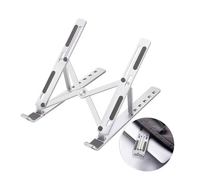 Soporte de Laptop 6 Niveles Metalico Ajustable Aluminio Plegable