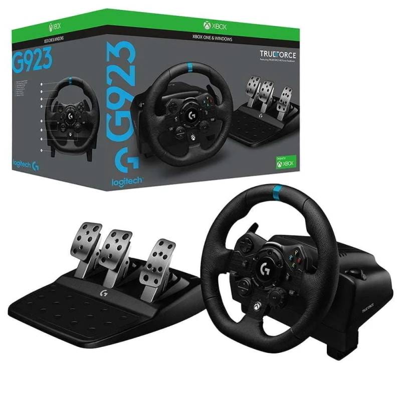 Volante Logitech G923 True Force Gamer XBOX series X/S PC