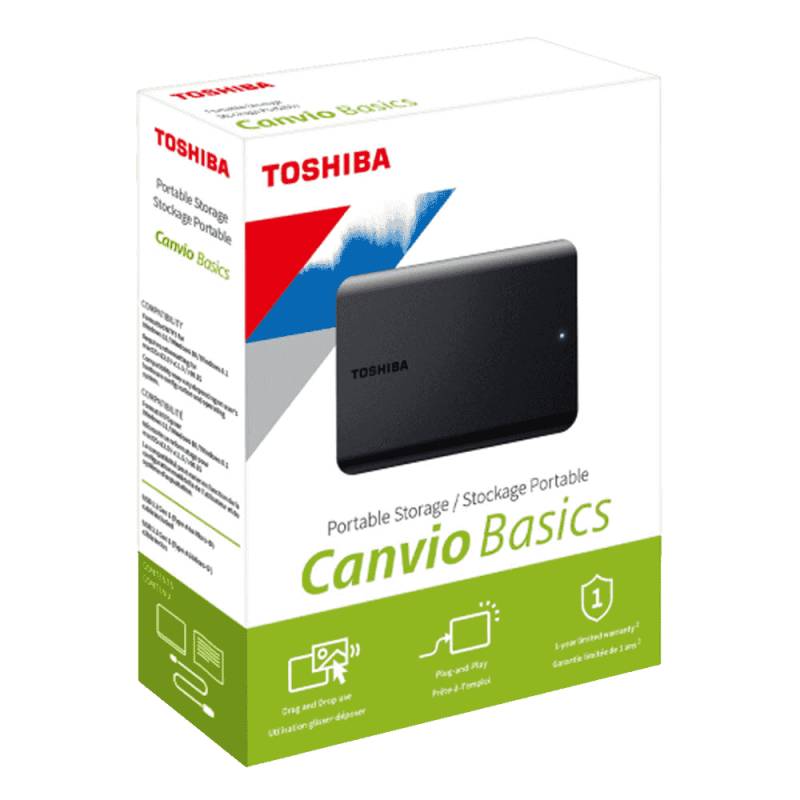 Disco Duro Externo Toshiba Canvio Basic 1 Tera 1tb 1 Tb