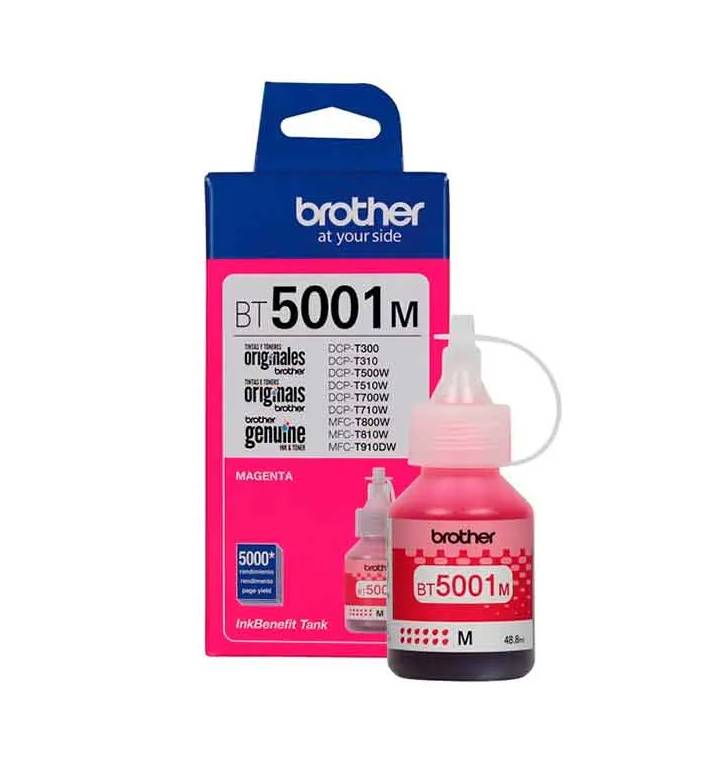 Tinta para impresora Brother  impredatos magenta TBT5000M