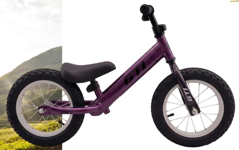 Bicicleta GTI aro 12 rider RB morado b15412w