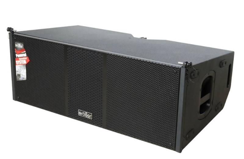 Parlante Grober audio line array activo prime-serie 2X12 pulgadas 2800W PRIME212A