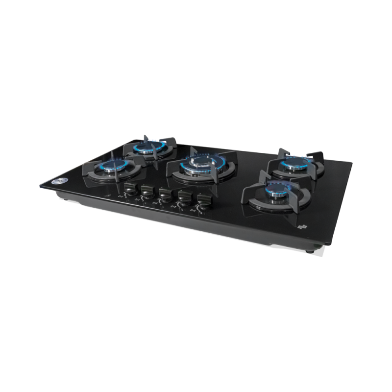 Cocina Encimera London II vidrio templado 5 hornillas BP03047