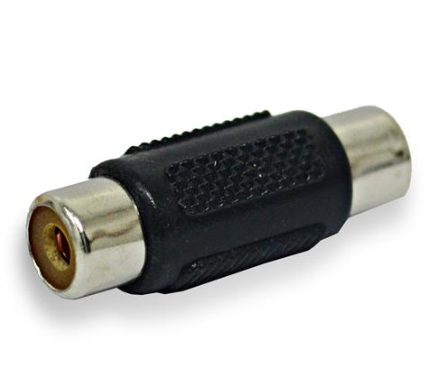 Unión RCA plástico hembra a hembra