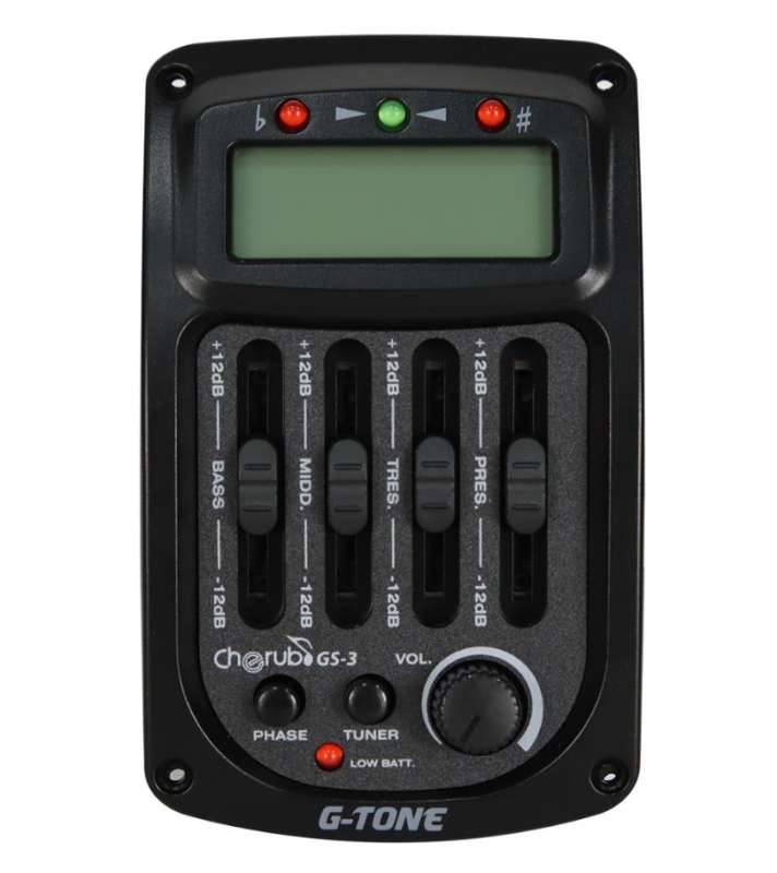 Ecualizador digital G-tone grafico 4-bandas p/guitarra GS-3