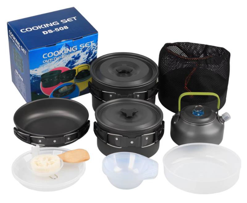 Set de ollas de camping GT-308