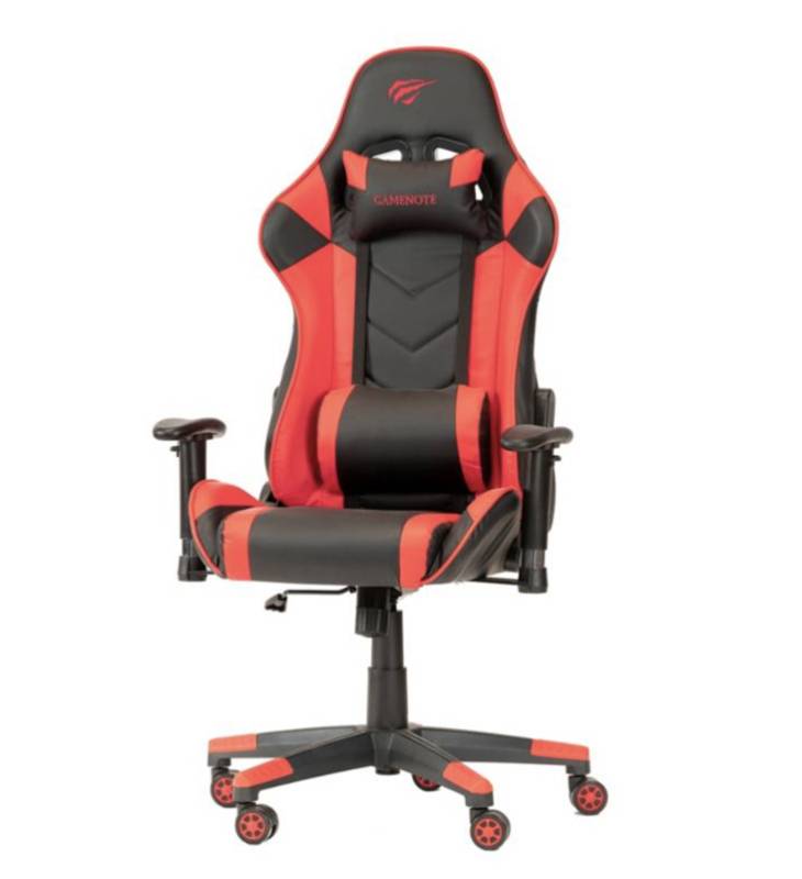 Silla Havit ergonómica gamer HV-GC305-RD negro rojo