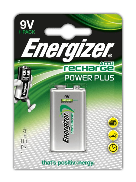 Energizer Bateria Recargable 9V - XMAYOR