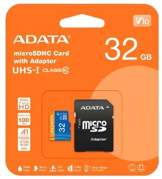 Tarjeta De Memoria Micro Sd 32gb Adata Clase10 100mbs